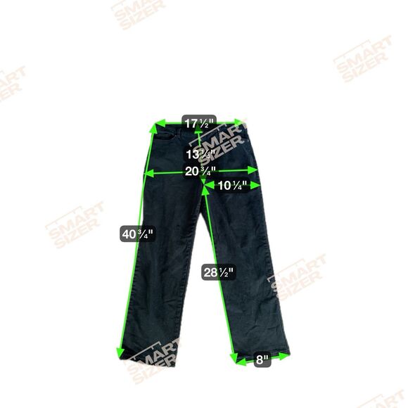 Gloria Vanderbilt Amanda Jeans Womens 16 Black Slimming Tummy Control Classic - Picture 12 of 12